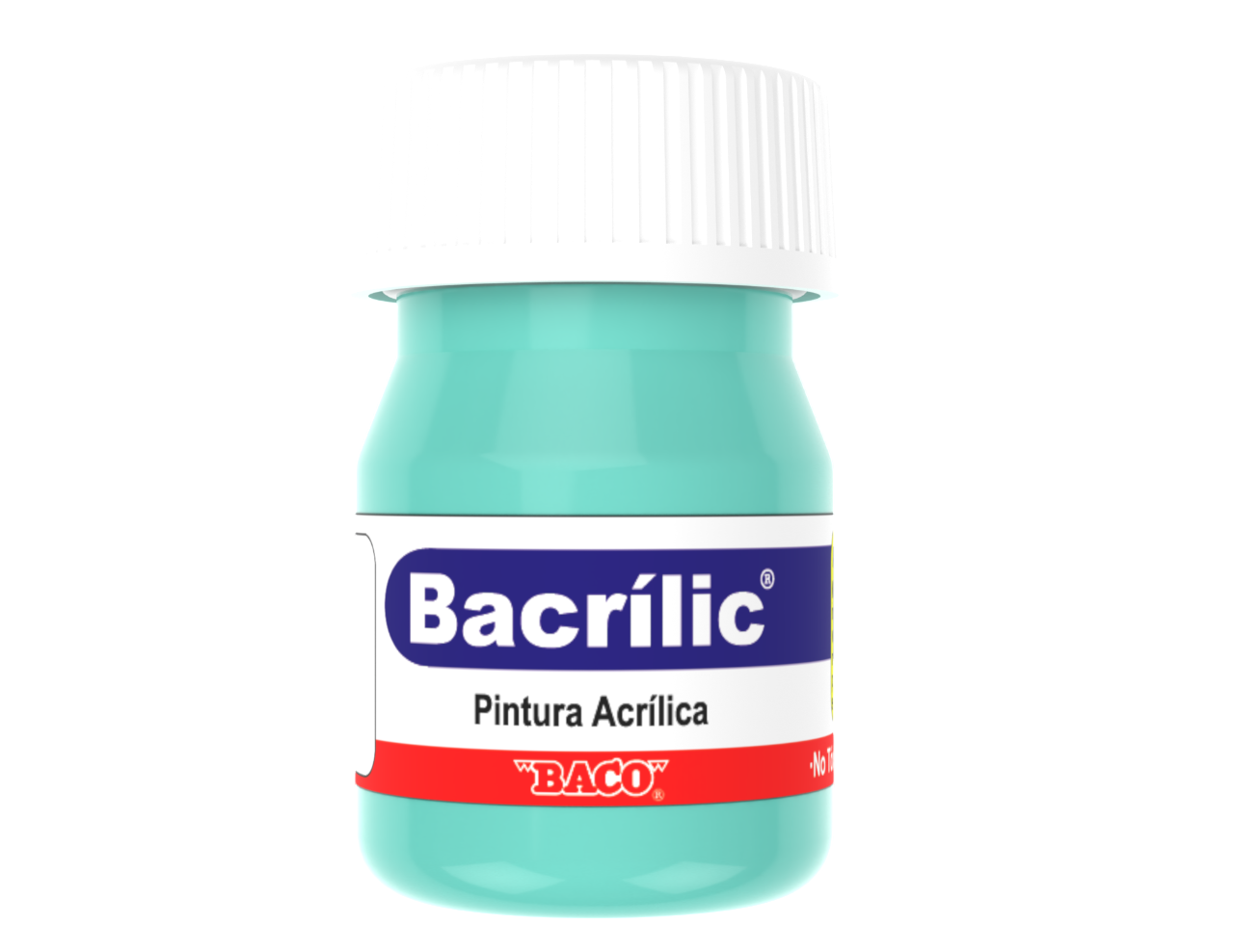 Pintura Acrílica Baco Bacrilic 384 Verde Pastel 20 Ml | caja con 10 piezas