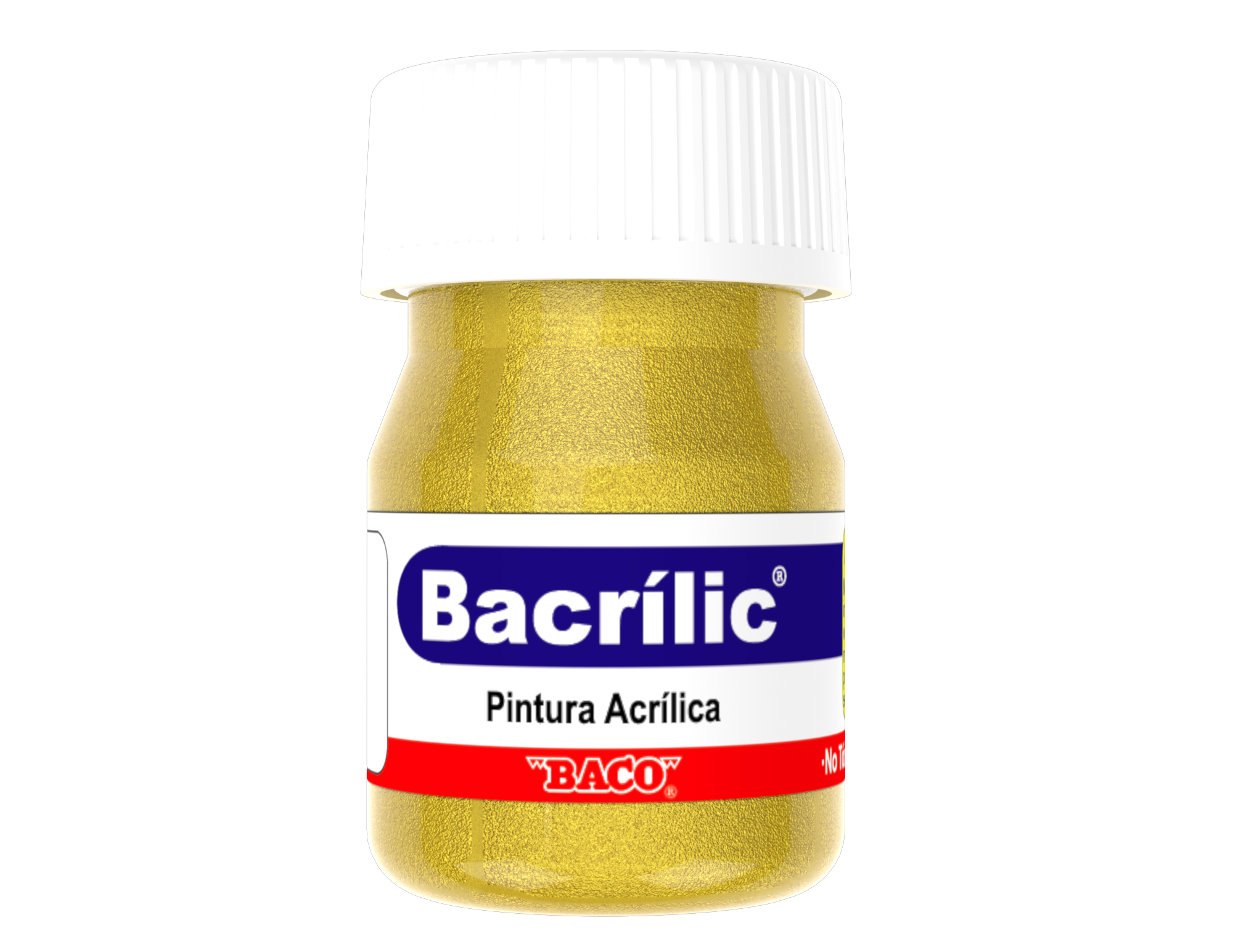 Pintura Acrílica Baco Bacrilic 368 Oro Rico  20 Ml | caja con 10 piezas