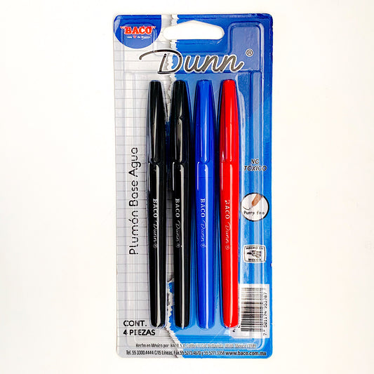 plumin dunn negro rojo y azul