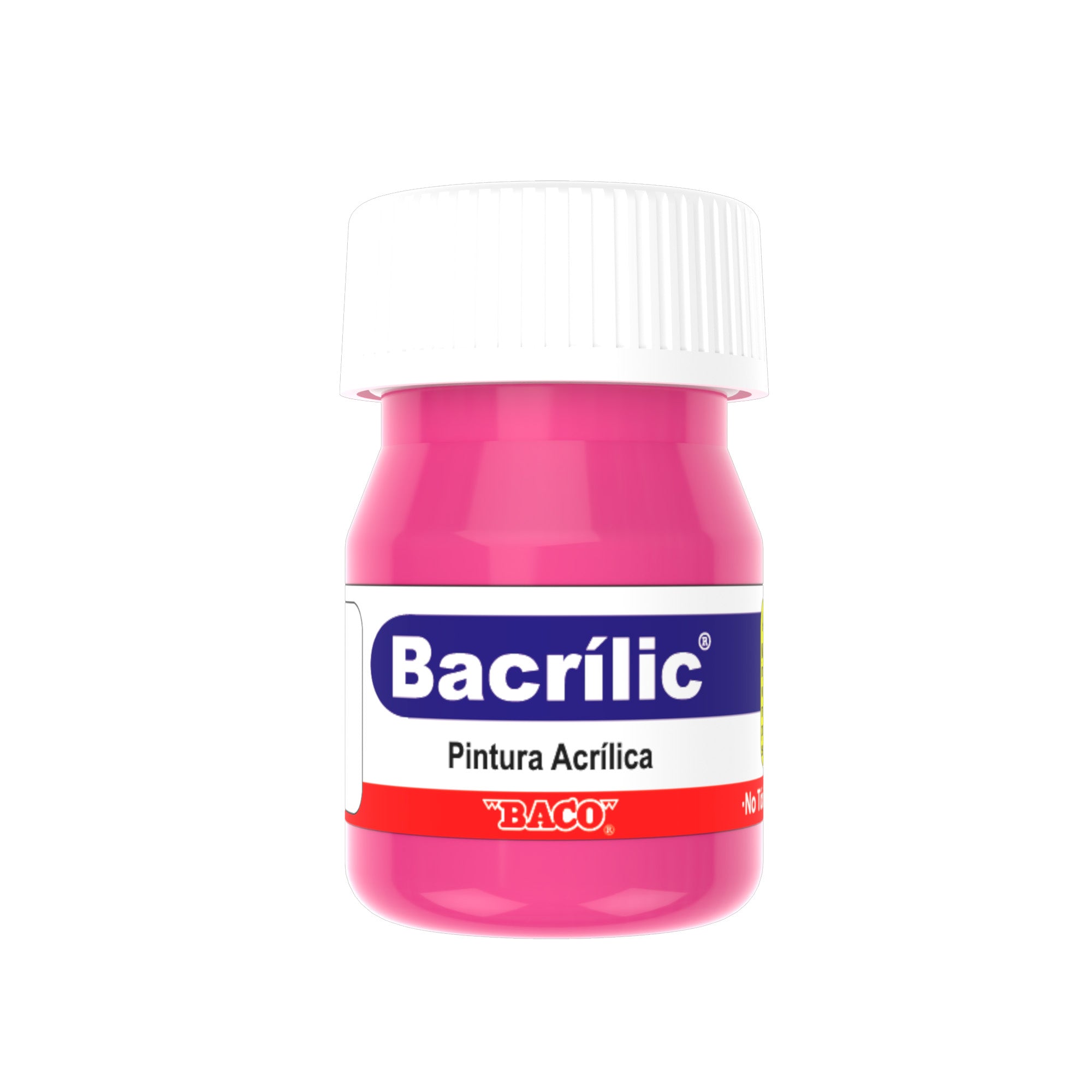 Pintura Acrílica Baco Bacrilic 359-A Rosa Mexicano 20 Ml | caja con 10 piezas