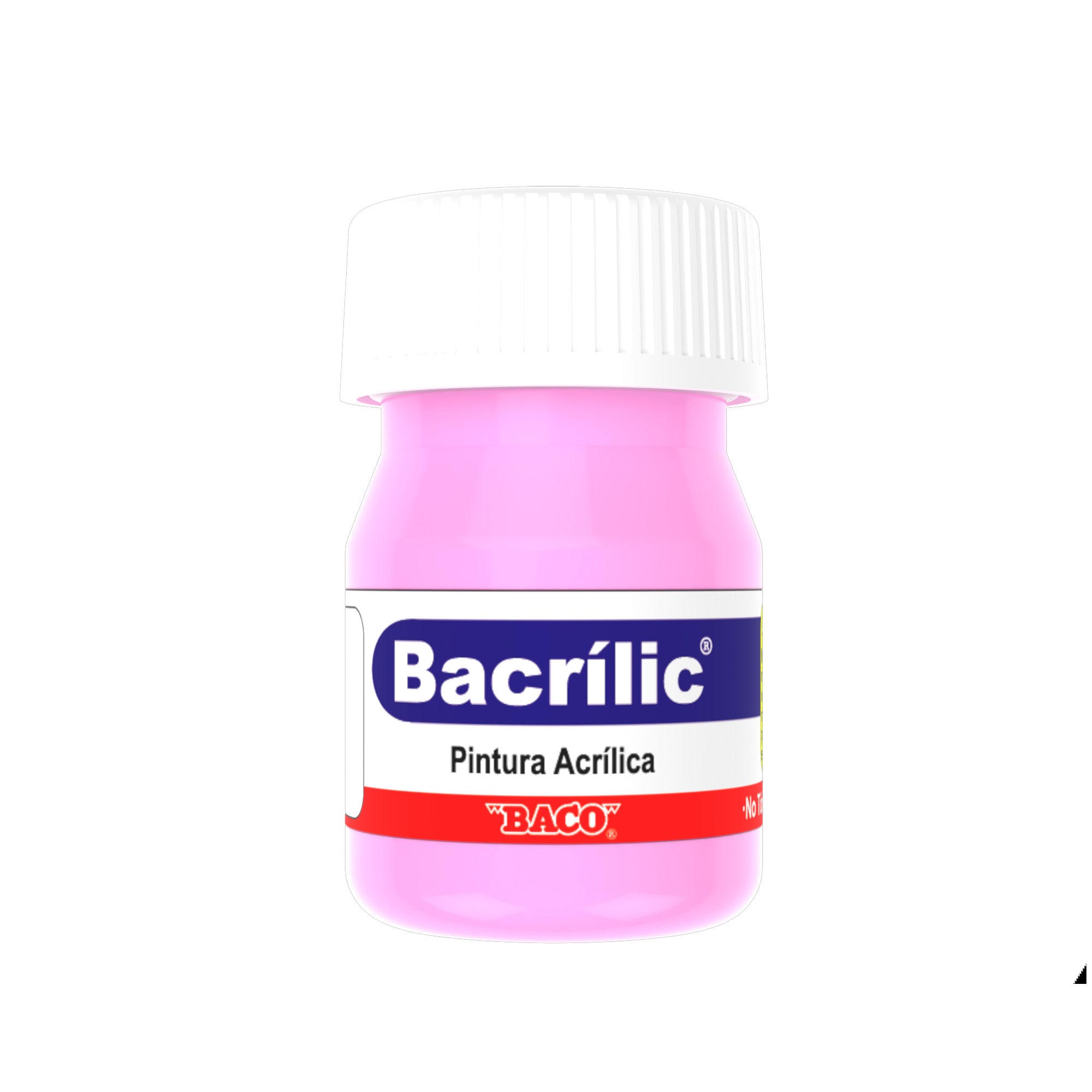 Pintura Acrílica Baco Bacrilic 382 Rosa Pastel 20 Ml | caja con 10 piezas