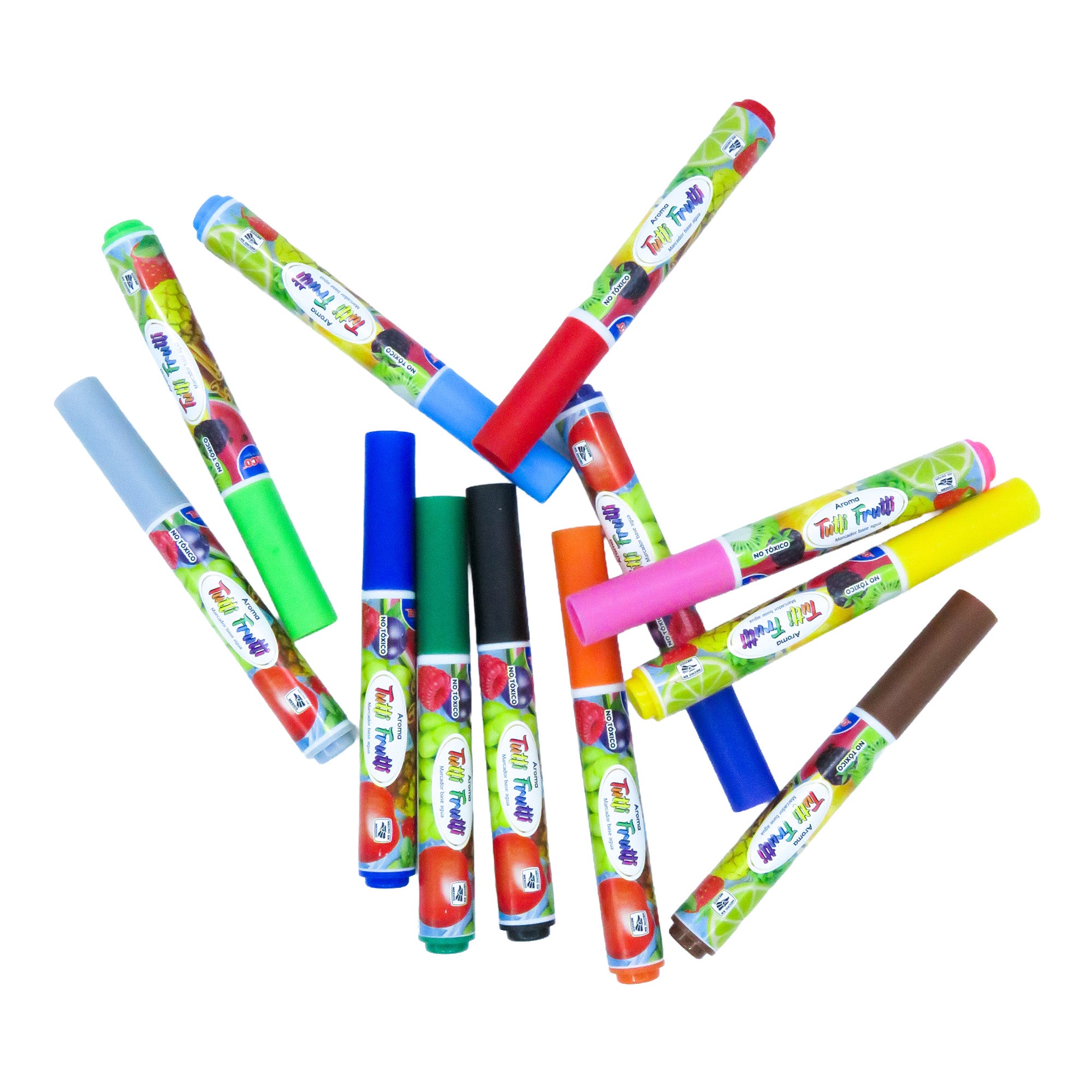 Marcador con Aroma Tutti Frutti BACO 12 pzas