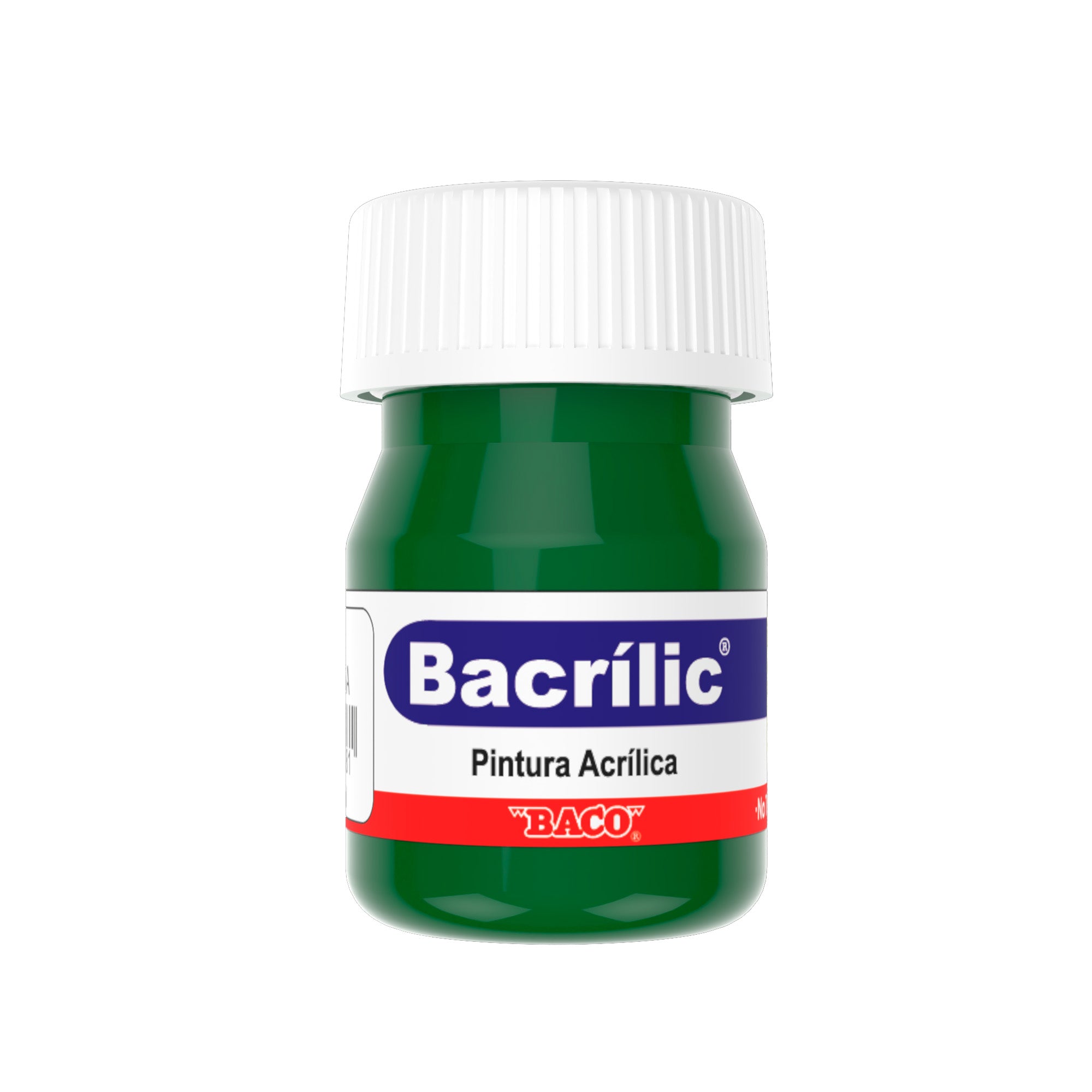 Pintura Acrílica Baco Bacrilic 363-A Verde Obscuro 20 Ml | caja con 10 piezas