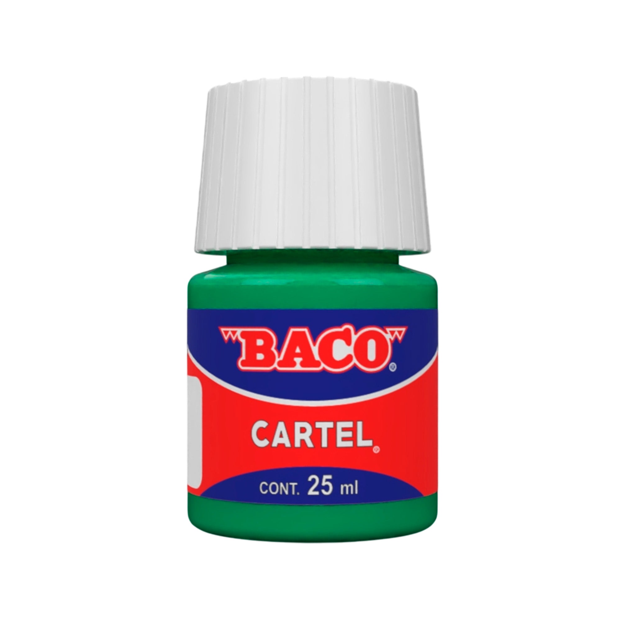Pintura Escolar Lavable Baco Cartel 62-A Vde. Verones 25 Ml | caja con 10 piezas