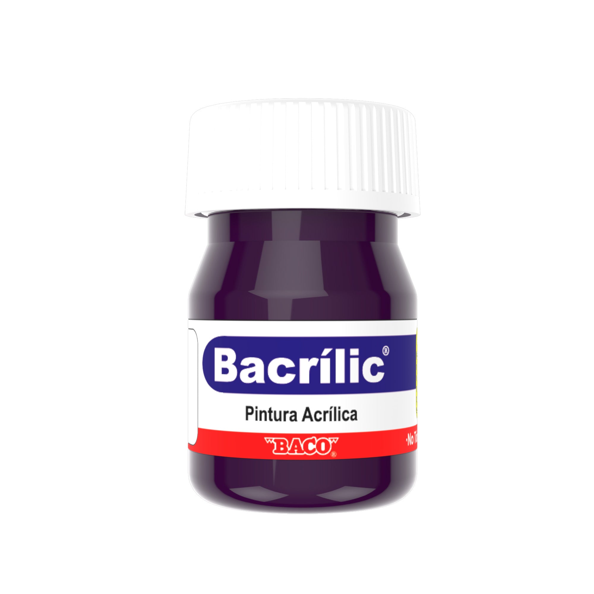Pintura Acrílica Baco Bacrilic 360 Violeta 20 Ml | caja con 10 piezas