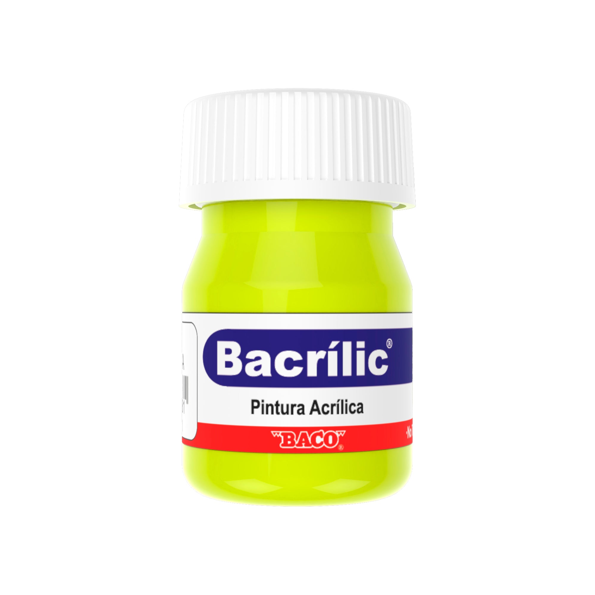 Pintura Acrílica Baco Bacrilic 350 Ama. Limón 20 Ml | caja con 10 piezas