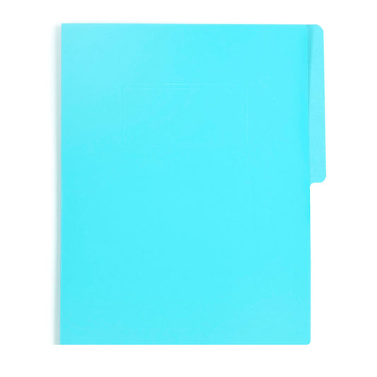 Carpeta Carta 1/2 Ceja Azul Claro de BACO