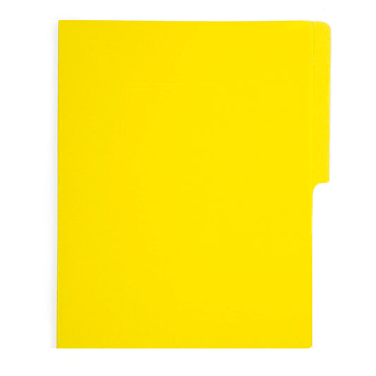 Carpeta Carta 1/2 Ceja Amarillo de BACO