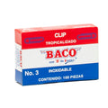 Clip | Tropicalizado - #3 | BACO | caja c/ 100 piezas c/u