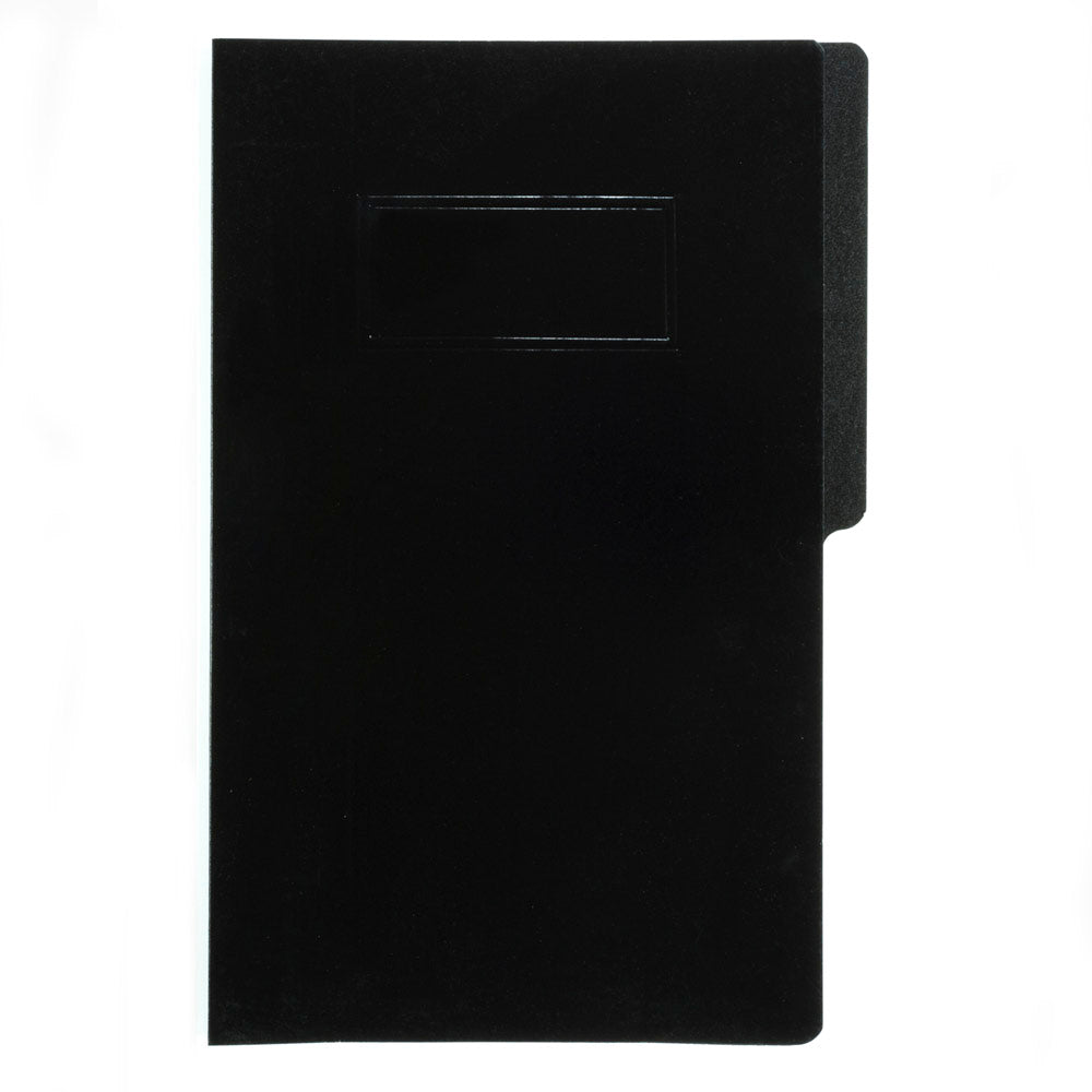 Carpeta Oficio 1/2 Ceja | Negro | BACO | 10 pzs