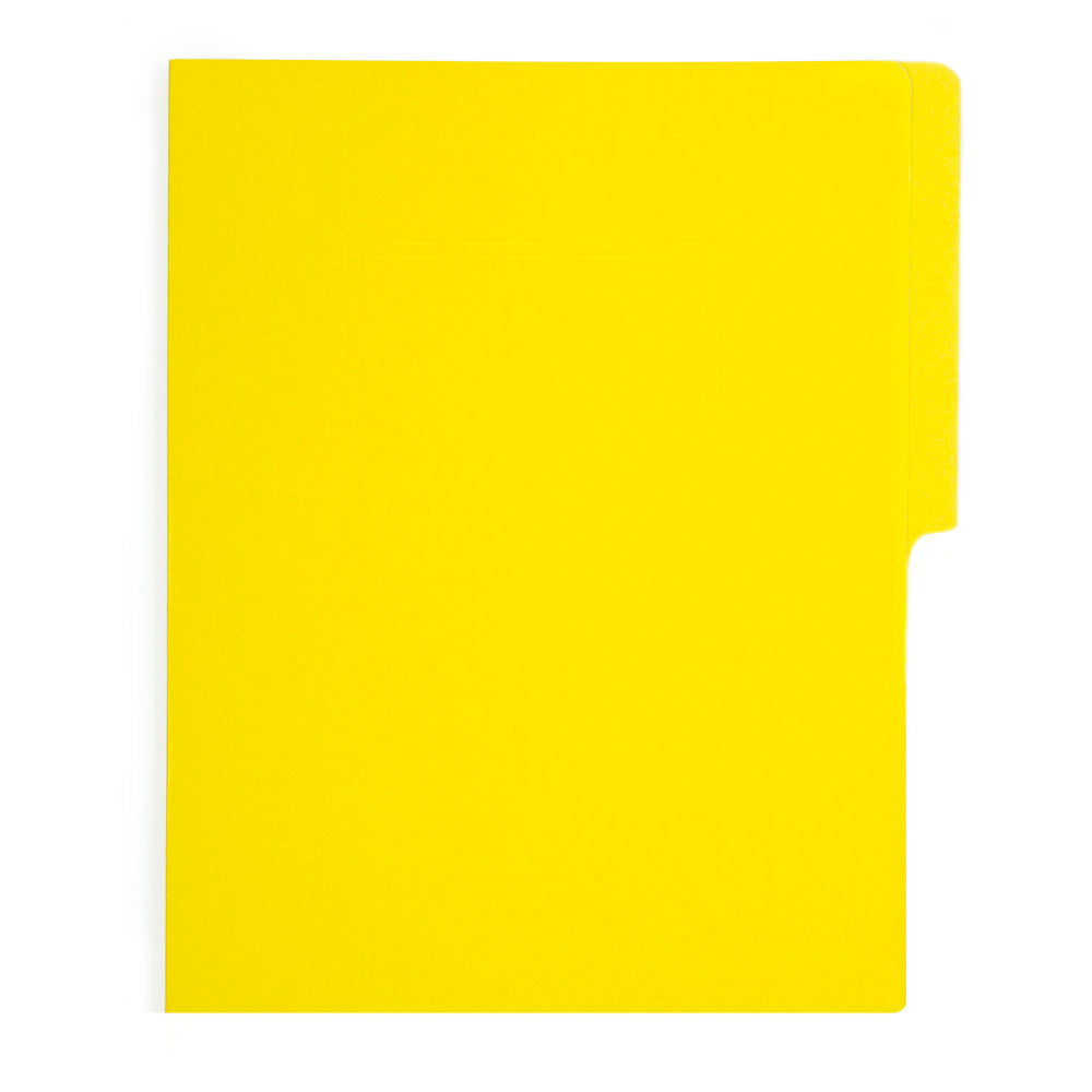 Carpeta Carta 1/2 Ceja | Amarillo | BACO | 10 pzs