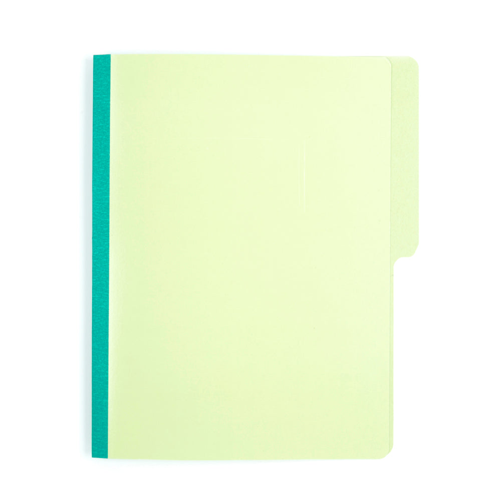 Carpeta Oficio 1/2 Ceja | Verde Claro | BACO | 10 pzs