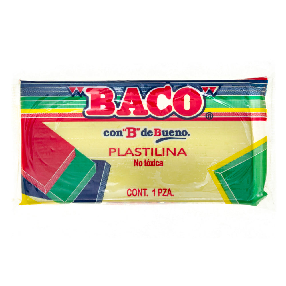 Plastilina | 68 | BACO | Amarillo pastel | Marqueta grande