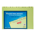 Juego de Guías para Archivo | Tamaño Oficio | BACO | 25 Piezas