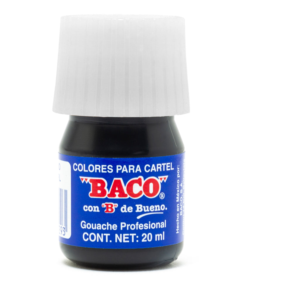 Pintura Témpera | Color Joy 73 Negro | BACO | 10 frascos de 25 ml