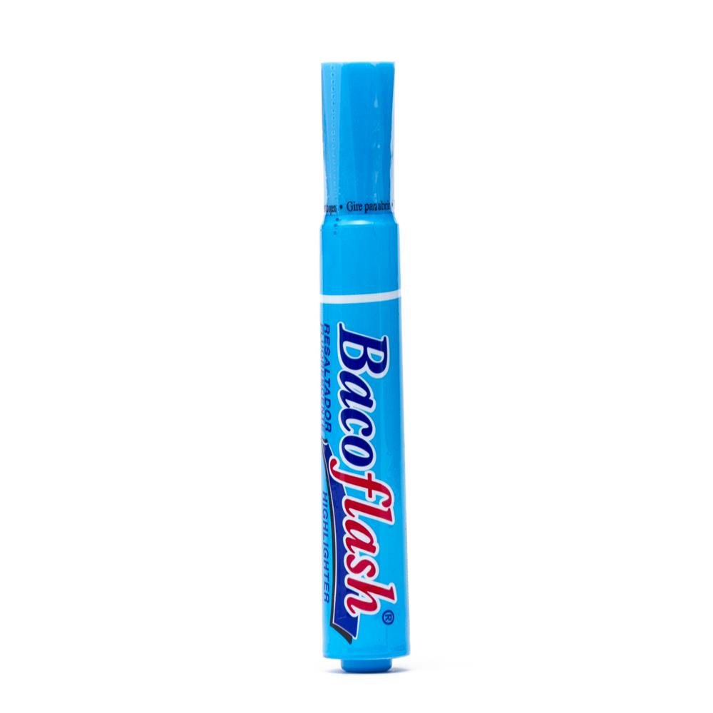 Resaltador Bacoflash | Azul | BACO | 12 pzs