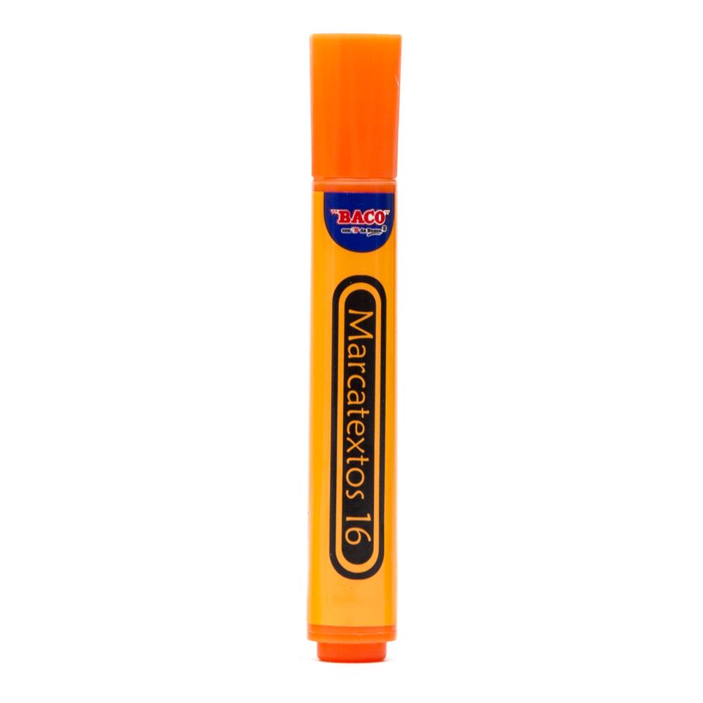 Marcatextos | BACO | Naranja | Caja con 12 piezas