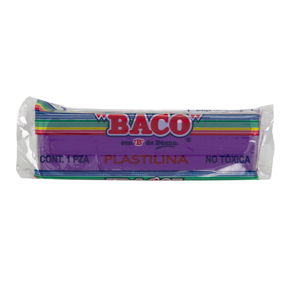 Plastilina Mediana | B-140 | BACO | Morado | 140 g