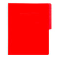 Carpeta Carta 1/2 Ceja | Rojo | BACO | 10 pzs