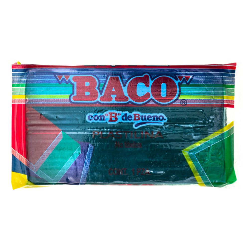 Plastilina Mediana | B-140 | BACO | Verde obscuro | 140 g