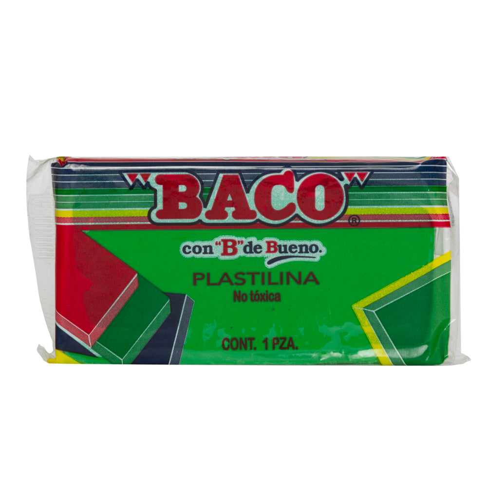 Plastilina | 55 | BACO | Verde claro | Marqueta grande