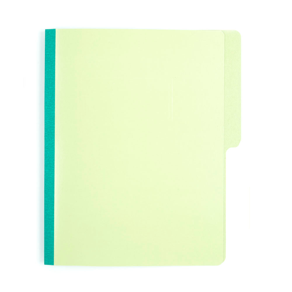 Carpeta Carta 1/2 Ceja | Verde Claro | BACO | 10 pzs