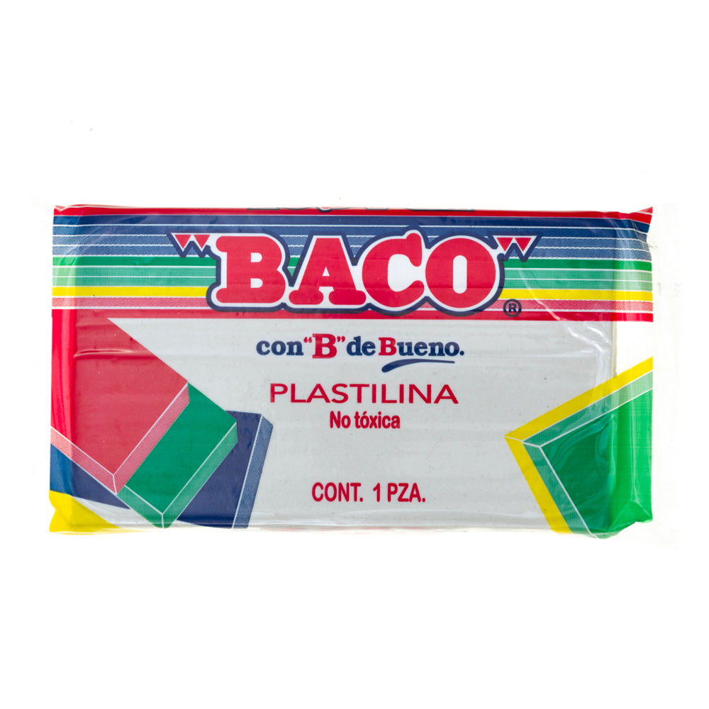 Plastilina | 60 | BACO | Blanco | Marqueta grande