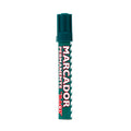 Marcador Permanente Aluminio | Verde | BACO | 12 pzs
