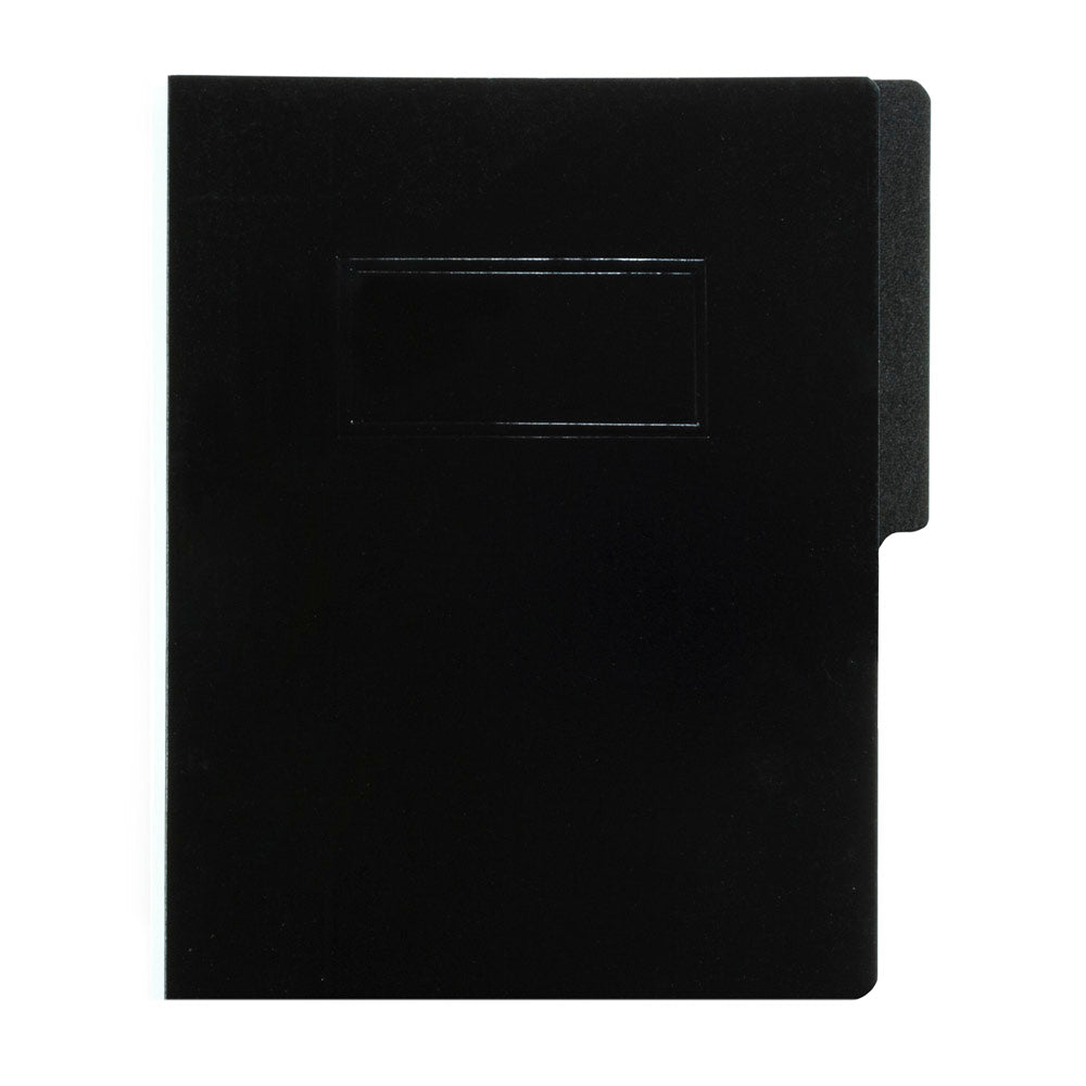 Carpeta Carta 1/2 Ceja | Negro | BACO | 10 pzs