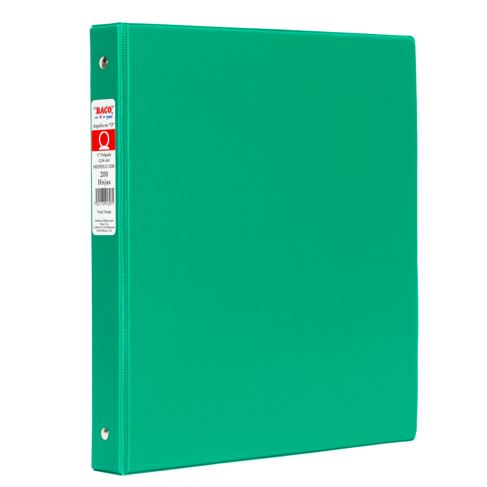 Carpeta de Vinil 2103 | Verde | BACO | 1 pza