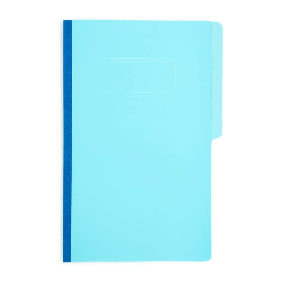 Carpeta Oficio 1/2 Ceja | Azul Claro | BACO | 10 pzs