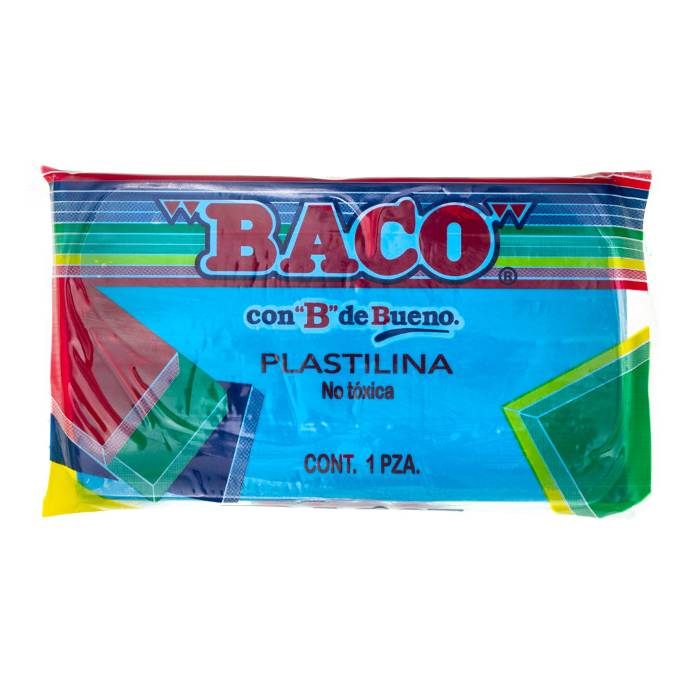 Plastilina Mediana | B-140 | BACO | Azul claro | 140 g