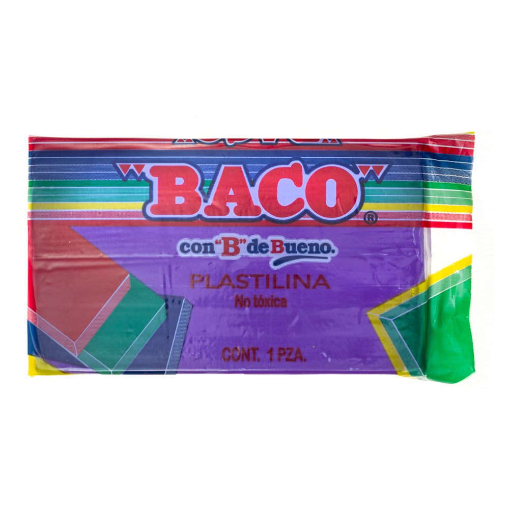 Plastilina Mediana | B-140 | BACO | Morado | 140 g