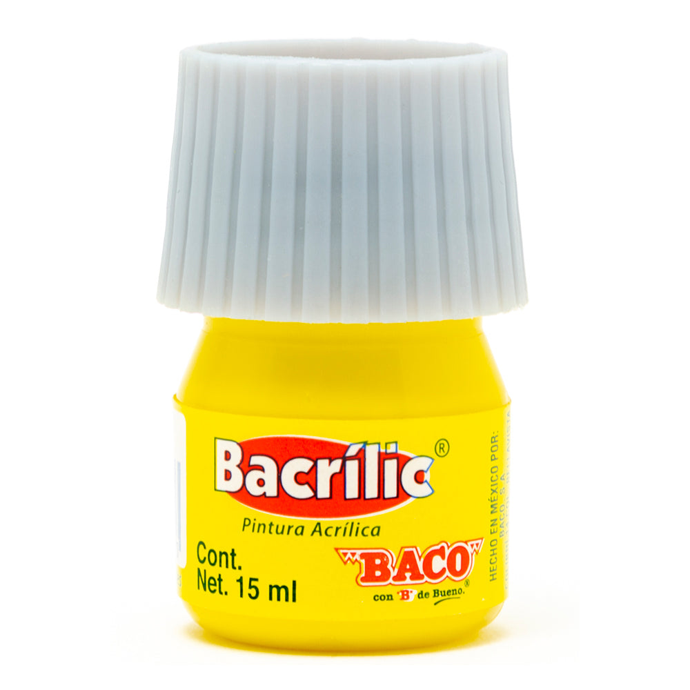 Pintura Acrílica | Bacrilic 350 Amarillo Limón | BACO | 250ml