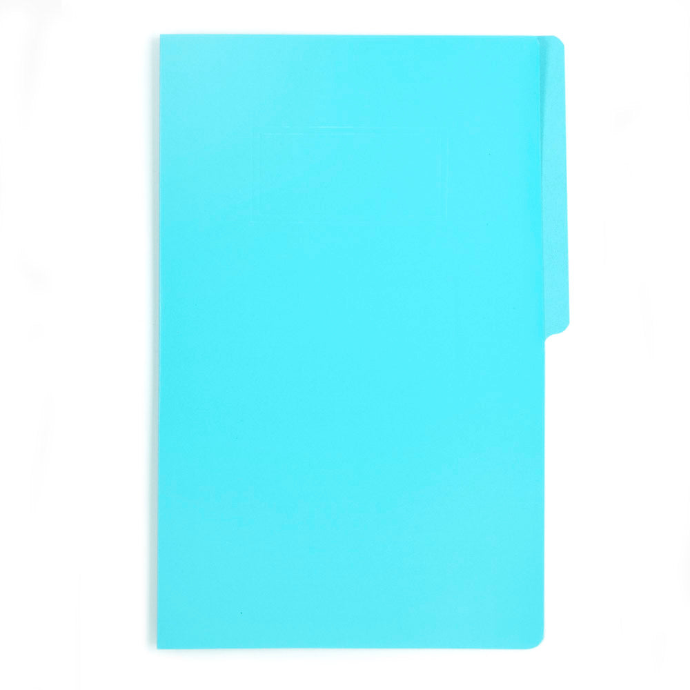 Carpeta Oficio 1/2 Ceja | Azul Claro | BACO | 10 pzs