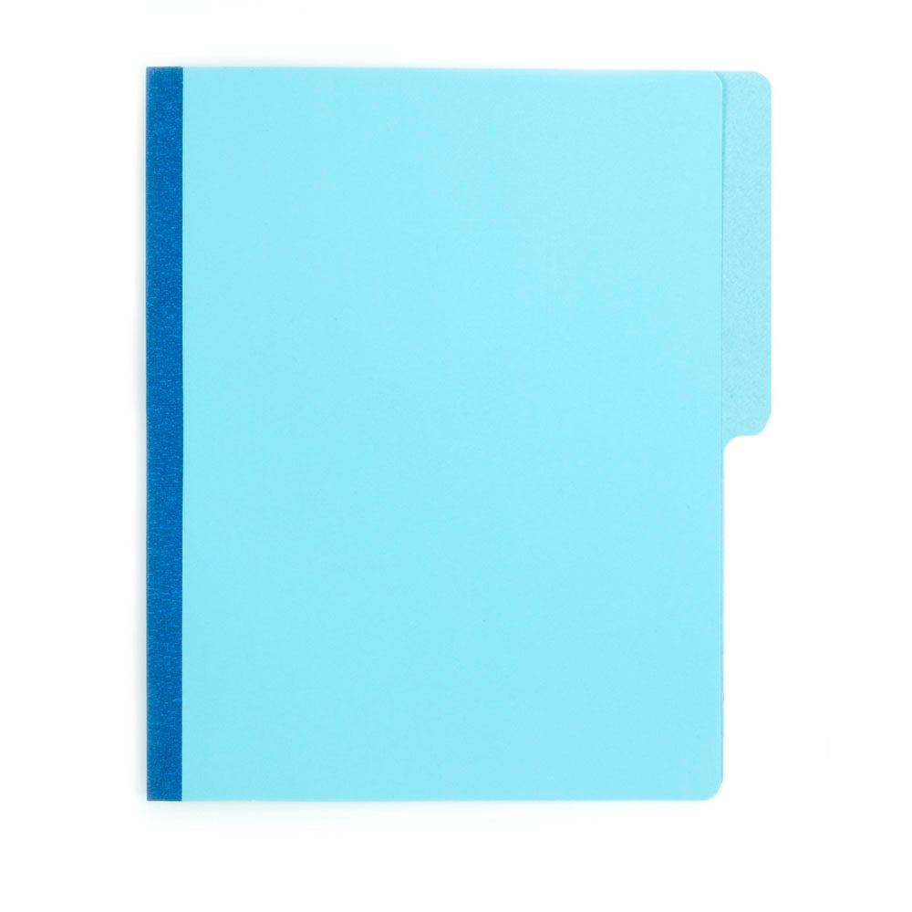Carpeta Carta 1/2 Ceja | Azul Claro | BACO | 10 pzs