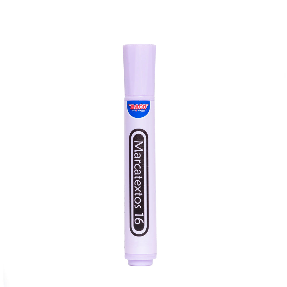 Marcatextos | BACO | Lila pastel | Caja con 12 piezas