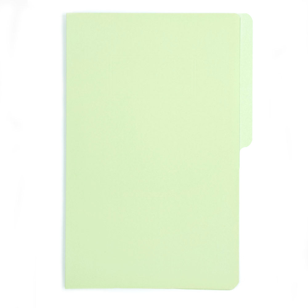 Carpeta Oficio 1/2 Ceja | Verde Claro | BACO | 10 pzs