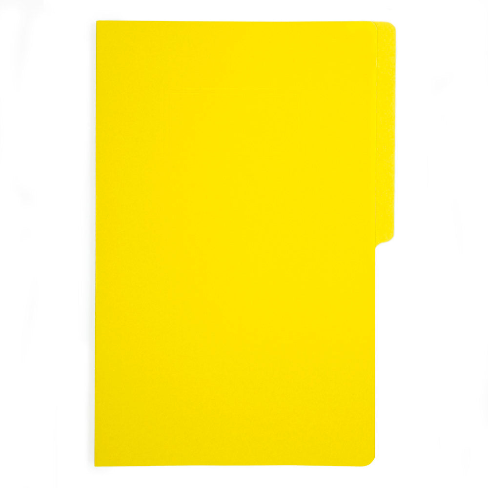 Carpeta Oficio 1/2 Ceja | Amarillo | BACO | 10 pzs