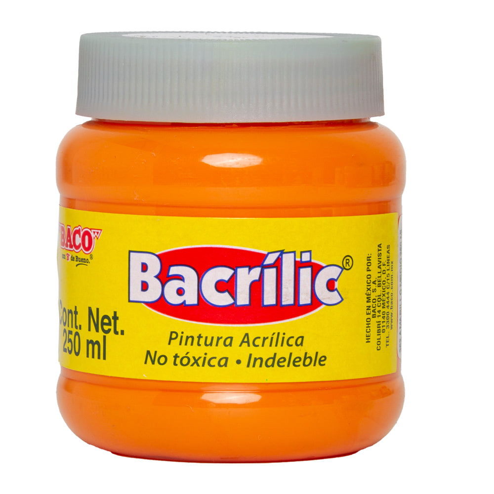 Pintura Acrílica Bacrilic | BACO | Amarillo Claro | 100 ml