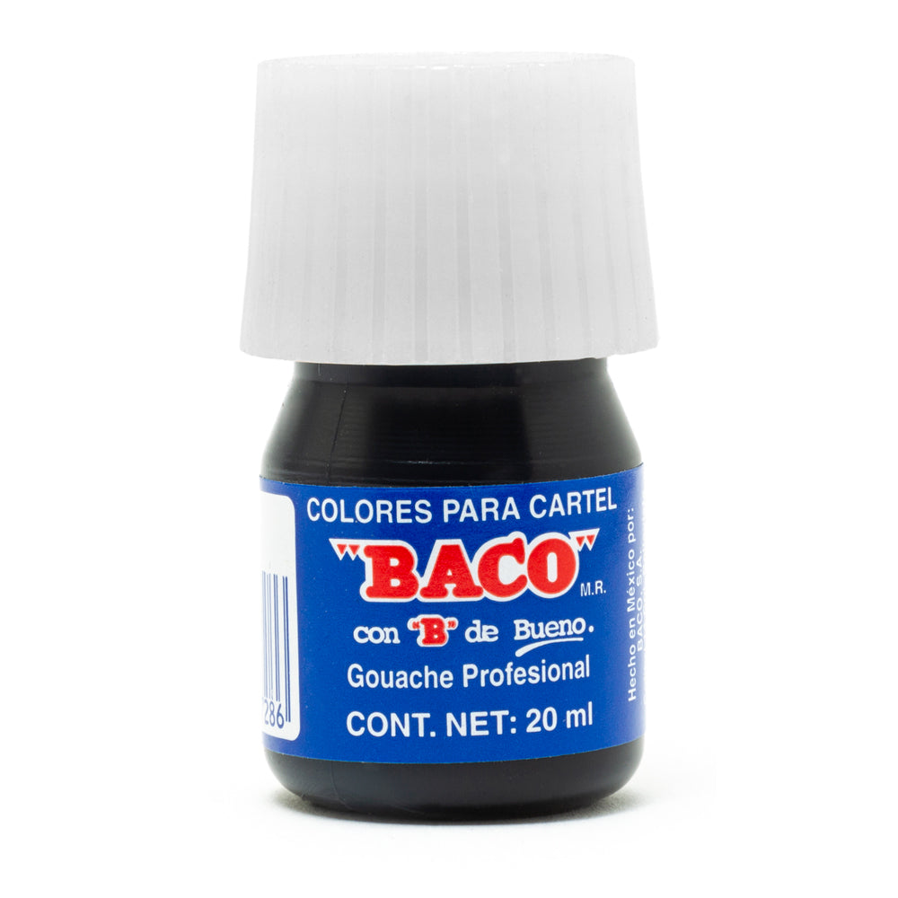 Pintura Témpera | Color Joy 73 Negro | BACO | 10 frascos de 25 ml