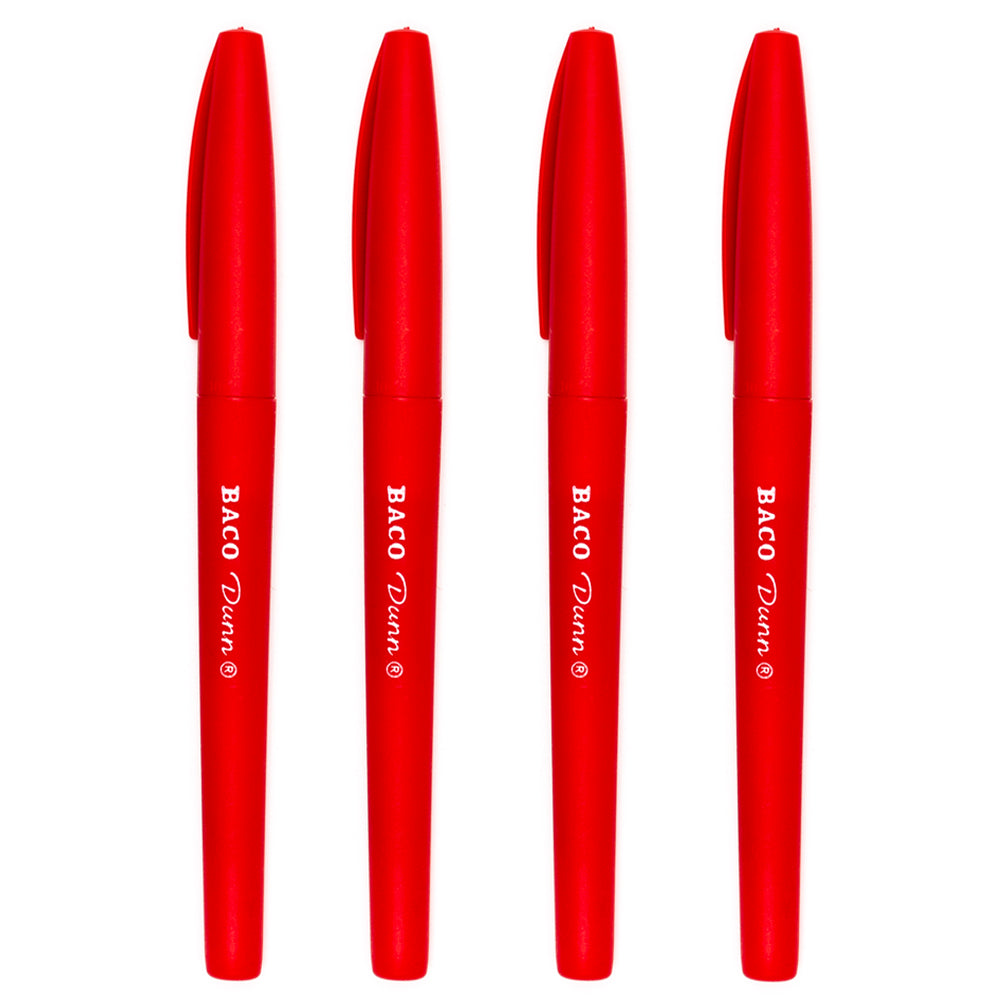 Plumín Dunn | BACO | Rojo | 12 piezas