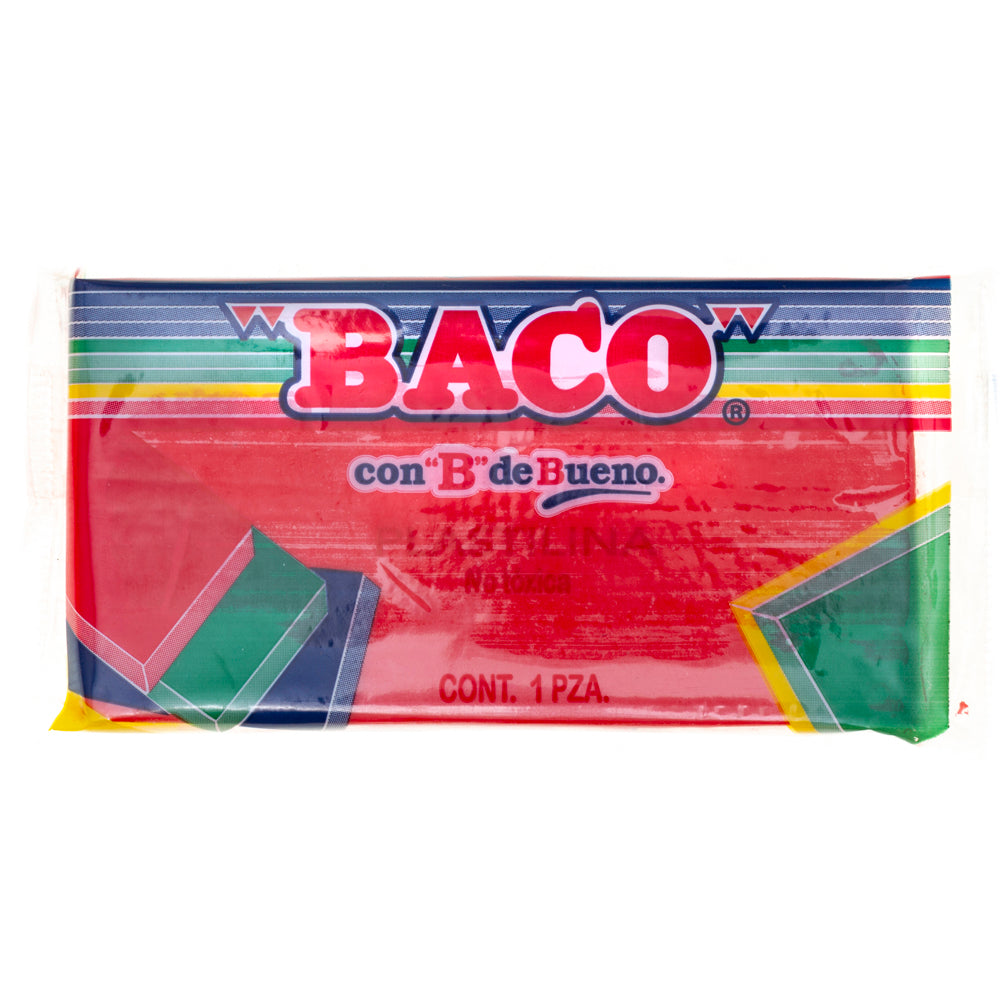 Plastilina | 72 | BACO | Rojo coral | Marqueta grande
