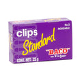 Clip | Standard - #2 | BACO | caja con 100 piezas c/u