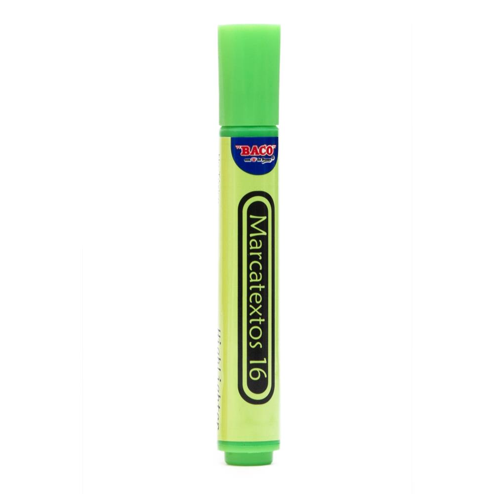 Marcatextos | BACO | Verde | Caja con 12 piezas