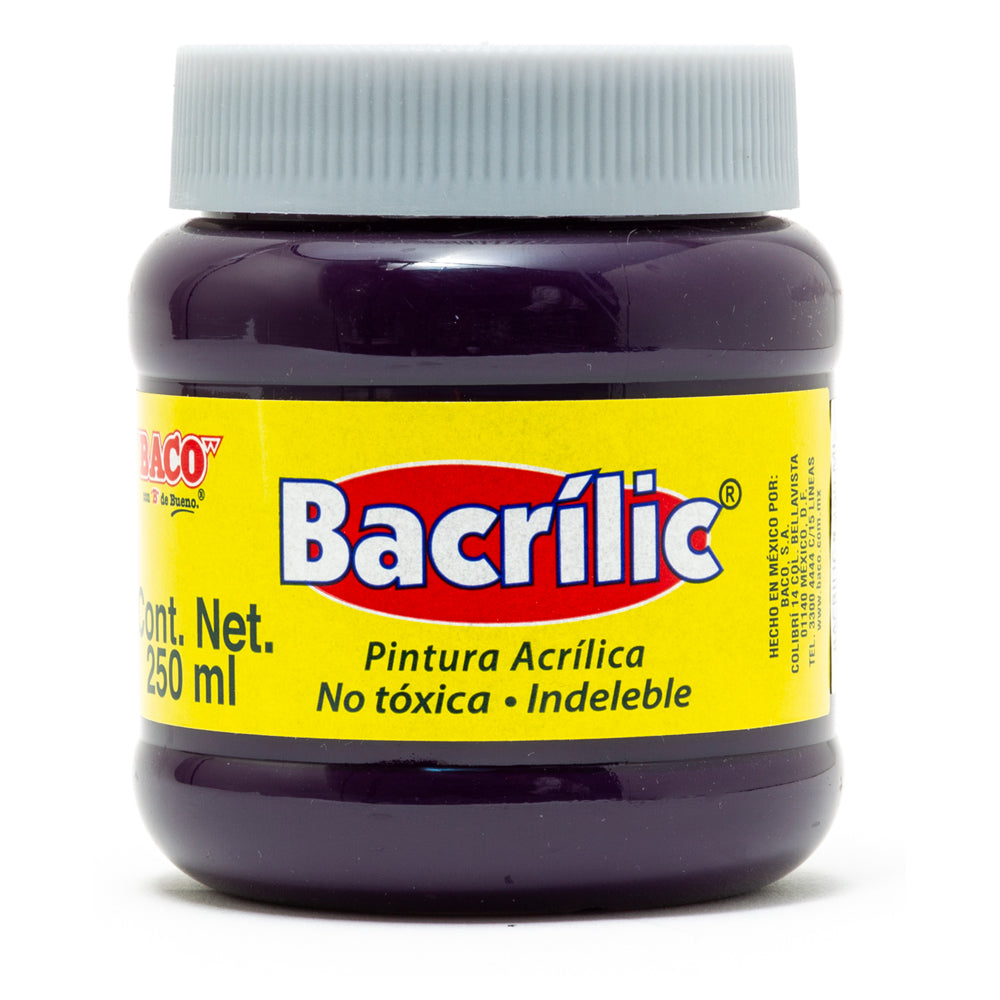 Pintura Acrílica | Bacrilic 360 Violeta | BACO | 250ml