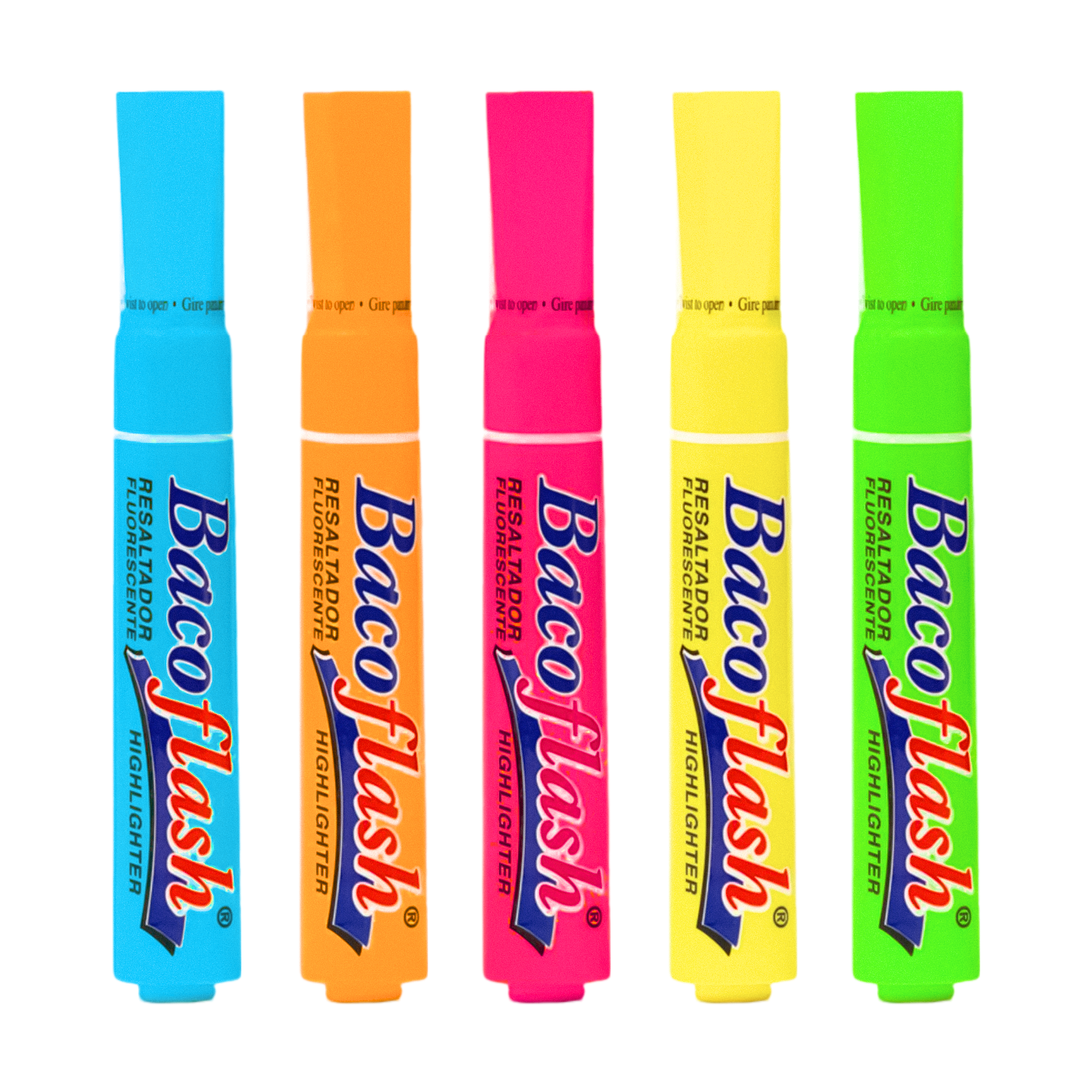 Resaltador | Bacoflash | BACO | 5 Piezas