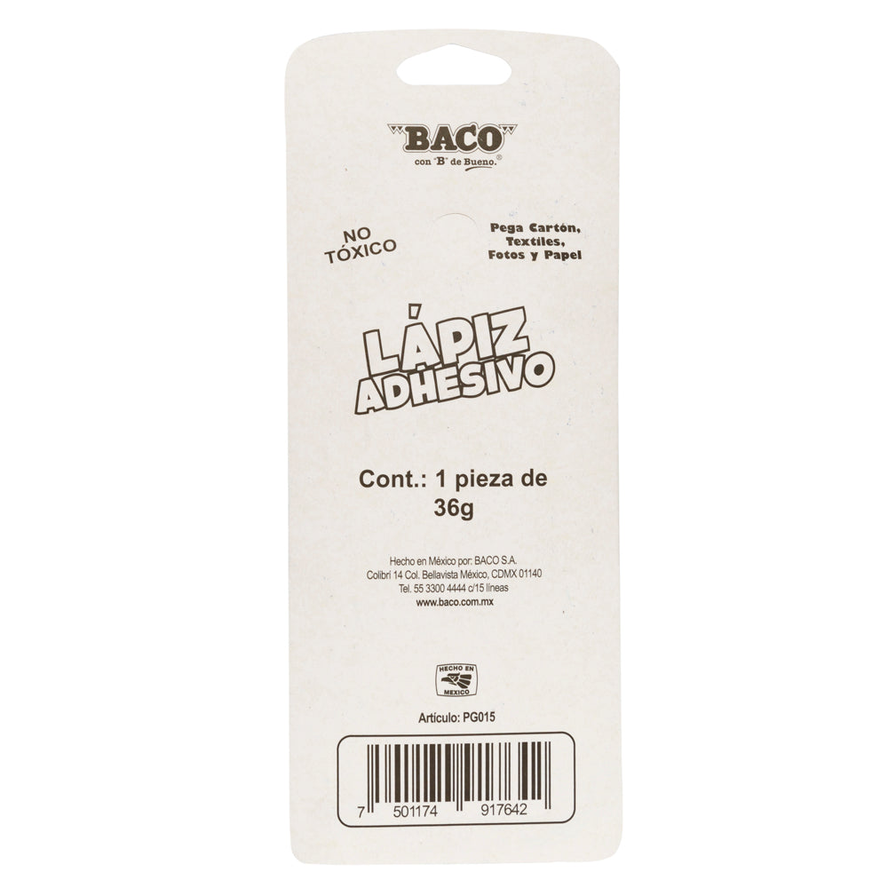 Lápiz Adhesivo | 36 g | BACO