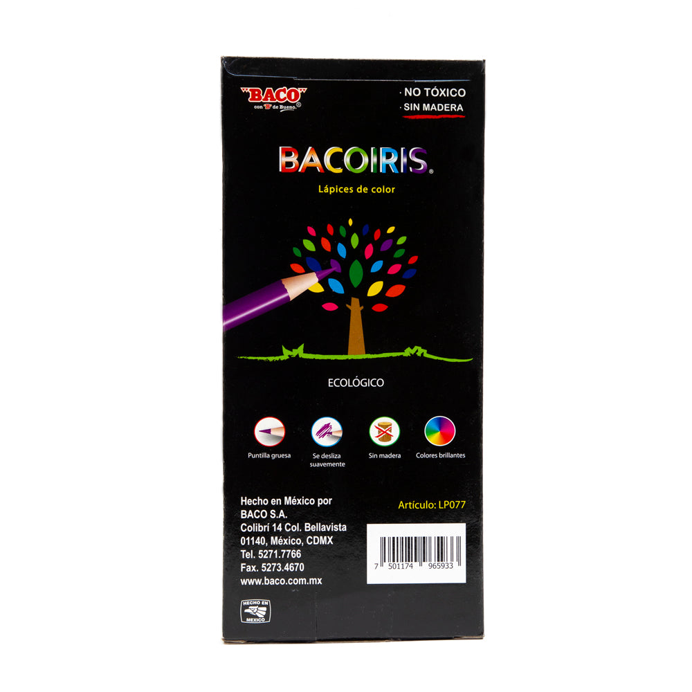 Lápices de Color | Bacoiris | BACO | 24 piezas