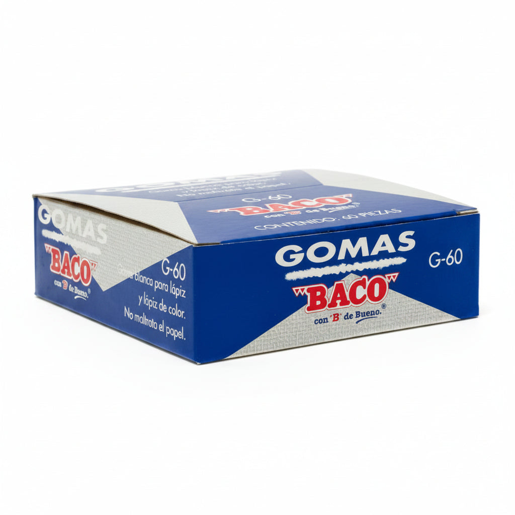 Goma Blanca Chica | G-60 | BACO | 60 pzas